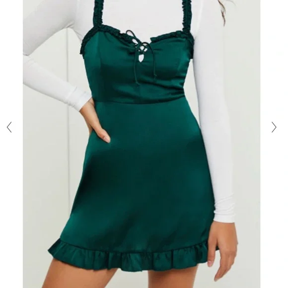 green dress pacsun Green Dresses